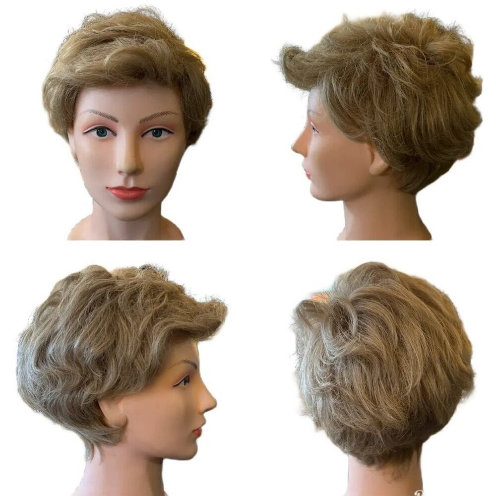 VTG 90s PAULA YOUNG Short Wig - Style Hollywood - Sandy blonde color